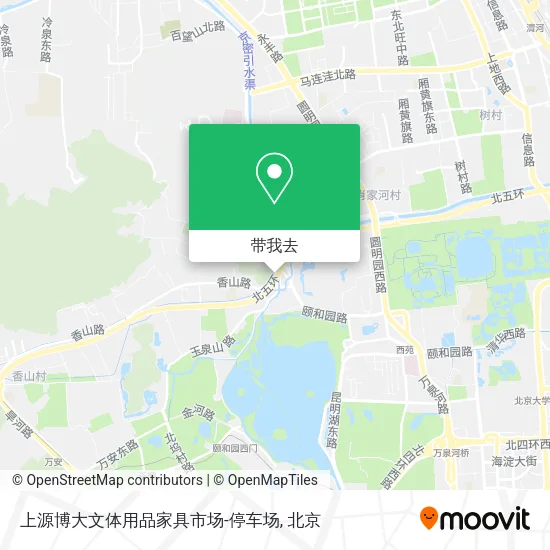 上源博大文体用品家具市场-停车场地图
