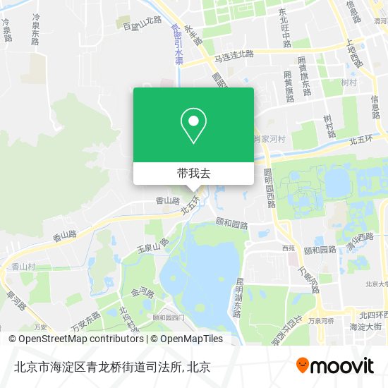 北京市海淀区青龙桥街道司法所地图