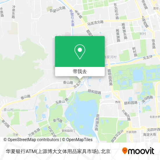华夏银行ATM(上源博大文体用品家具市场)地图