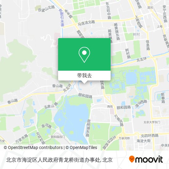 北京市海淀区人民政府青龙桥街道办事处地图