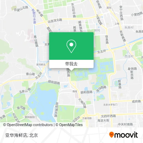 亚华海鲜店地图