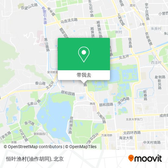 恒叶渔村(油作胡同)地图