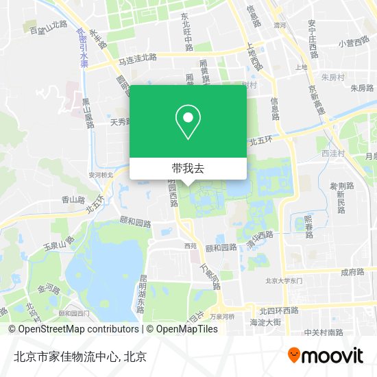 北京市家佳物流中心地图