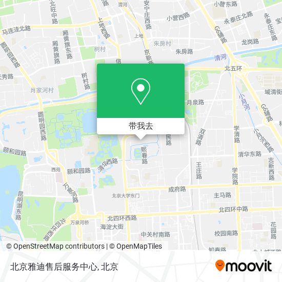 北京雅迪售后服务中心地图