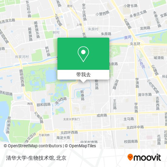 清华大学-生物技术馆地图