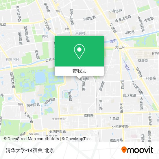 清华大学-14宿舍地图
