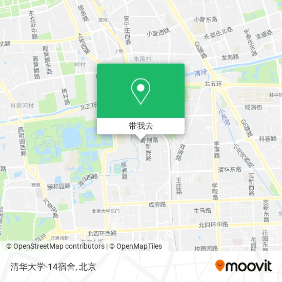 清华大学-14宿舍地图