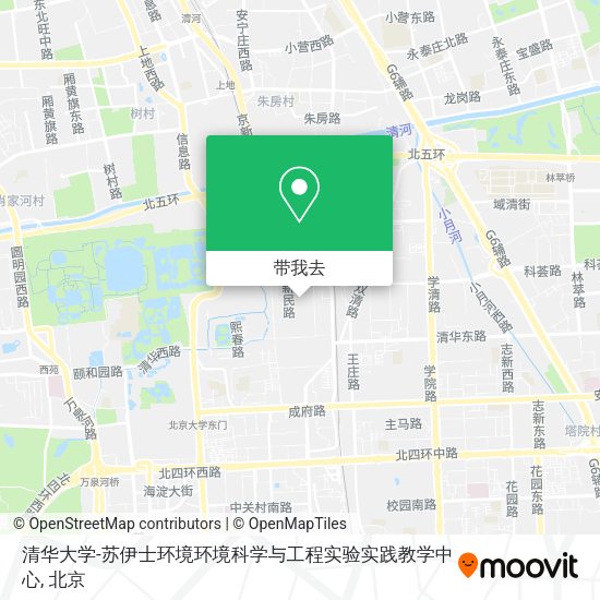 清华大学-苏伊士环境环境科学与工程实验实践教学中心地图