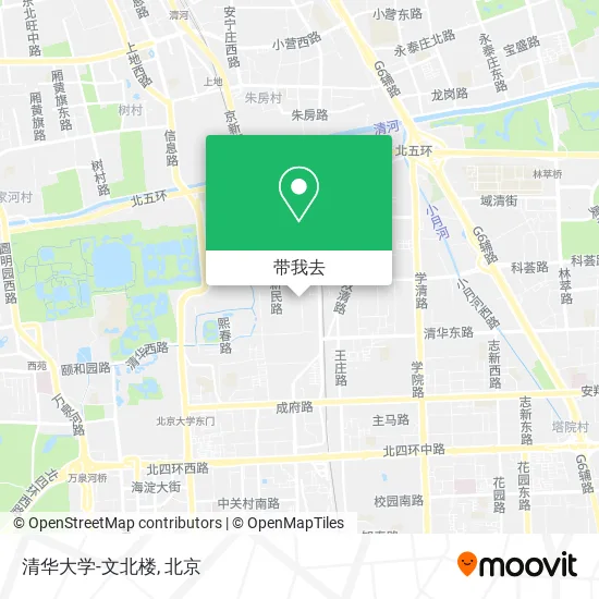 清华大学-文北楼地图