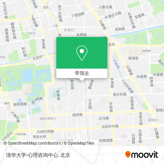 清华大学-心理咨询中心地图