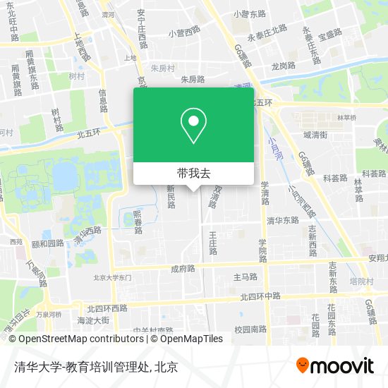 清华大学-教育培训管理处地图