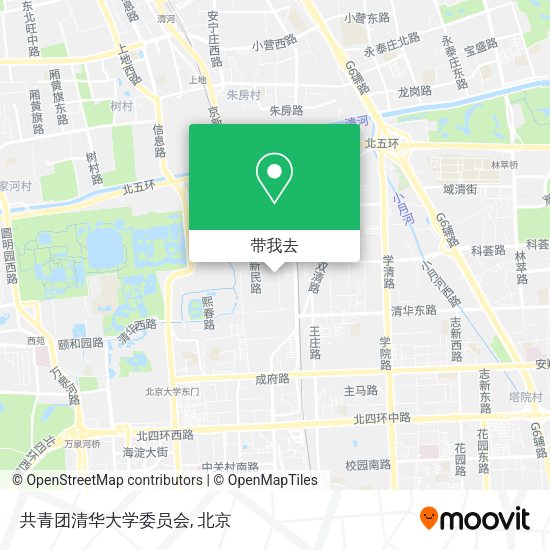 共青团清华大学委员会地图