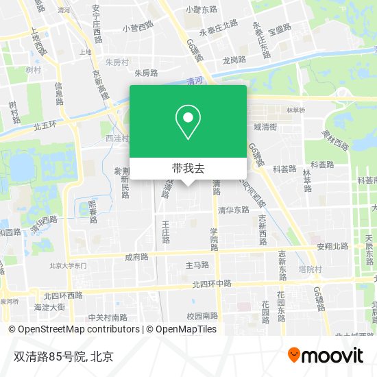 双清路85号院地图