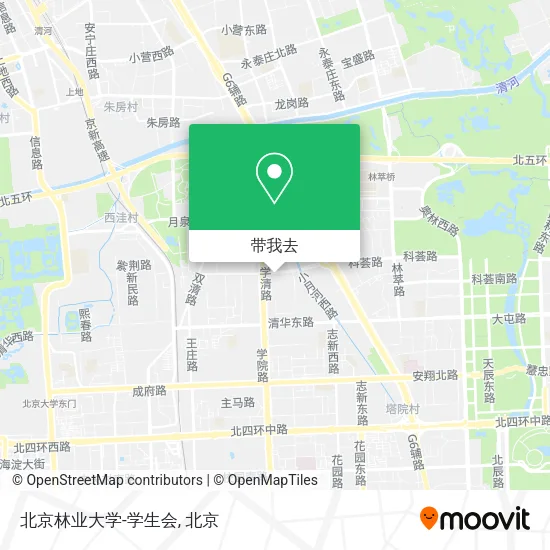 北京林业大学-学生会地图