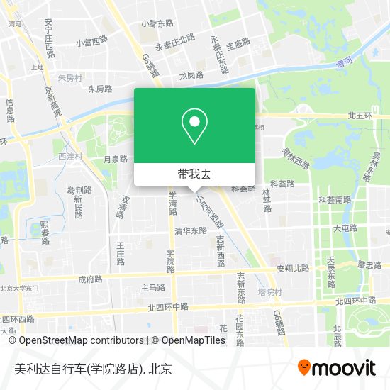 美利达自行车(学院路店)地图