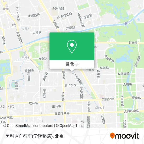 美利达自行车(学院路店)地图