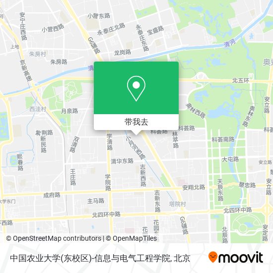 中国农业大学(东校区)-信息与电气工程学院地图