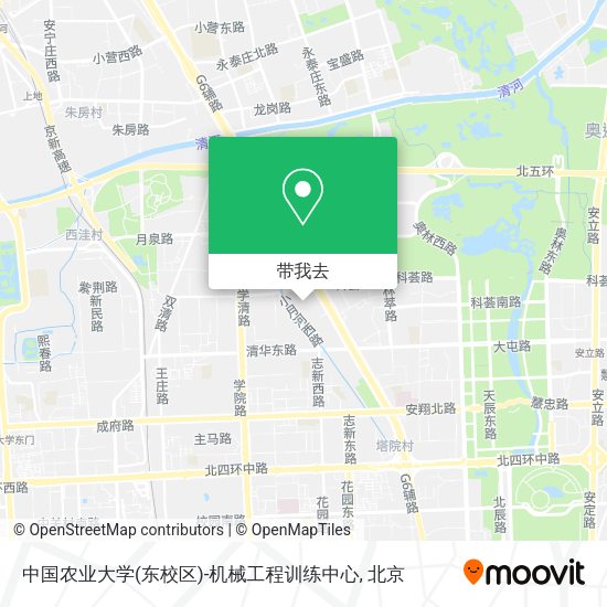 中国农业大学(东校区)-机械工程训练中心地图