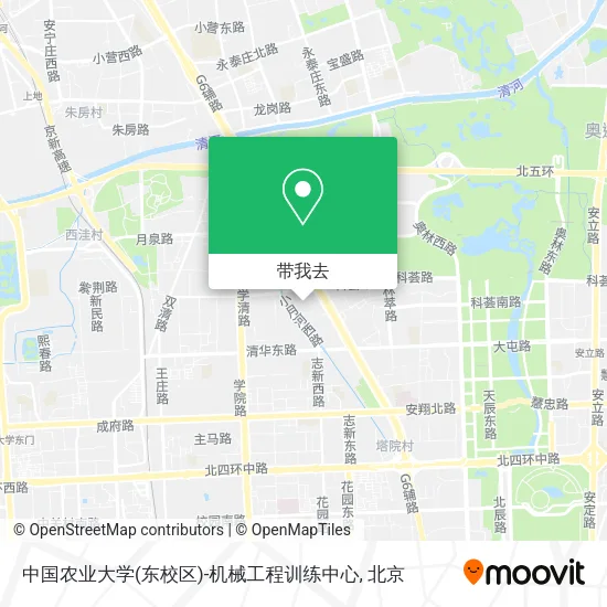 中国农业大学(东校区)-机械工程训练中心地图