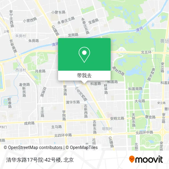 清华东路17号院-42号楼地图