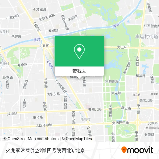 火龙家常菜(北沙滩四号院西北)地图