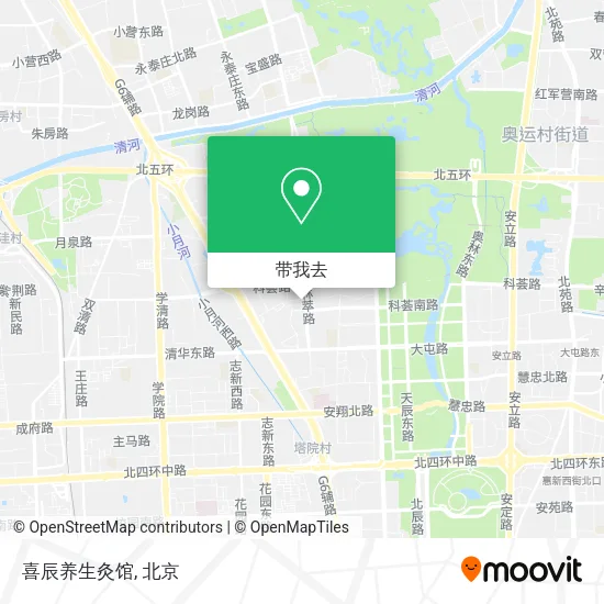 喜辰养生灸馆地图