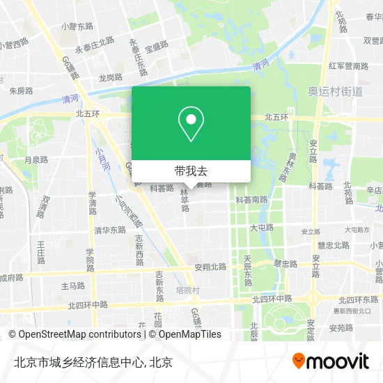 北京市城乡经济信息中心地图
