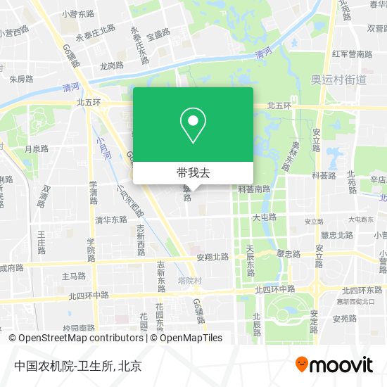 中国农机院-卫生所地图