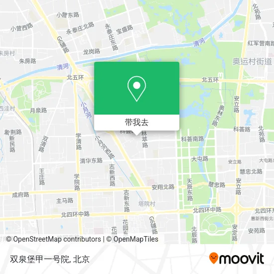 双泉堡甲一号院地图