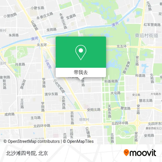 北沙滩四号院地图