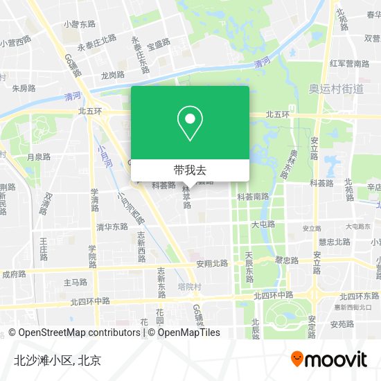 北沙滩小区地图