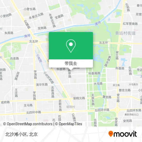北沙滩小区地图