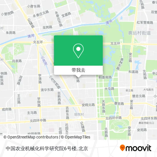 中国农业机械化科学研究院6号楼地图