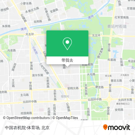 中国农机院-体育场地图