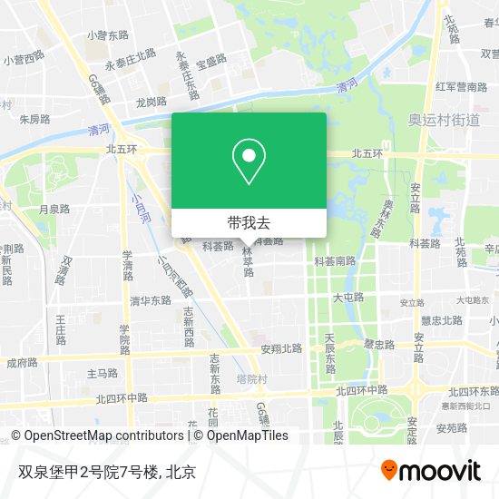 双泉堡甲2号院7号楼地图
