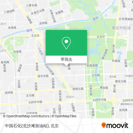 中国石化(北沙滩加油站)地图