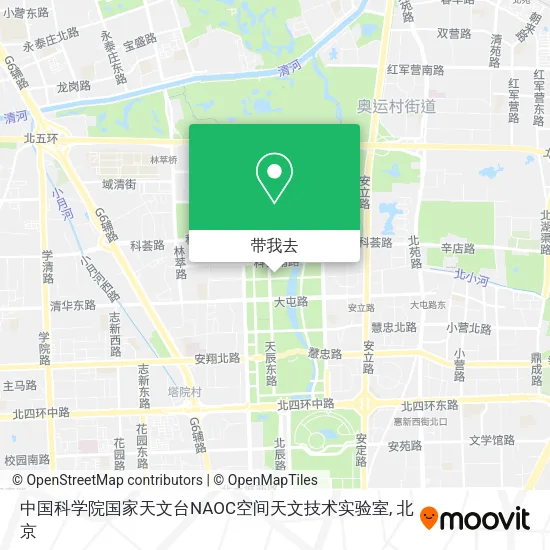 中国科学院国家天文台NAOC空间天文技术实验室地图