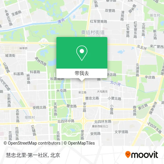 慧忠北里-第一社区地图