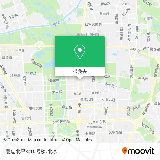 慧忠北里-216号楼地图