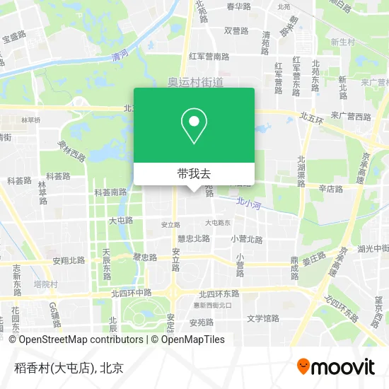 稻香村(大屯店)地图