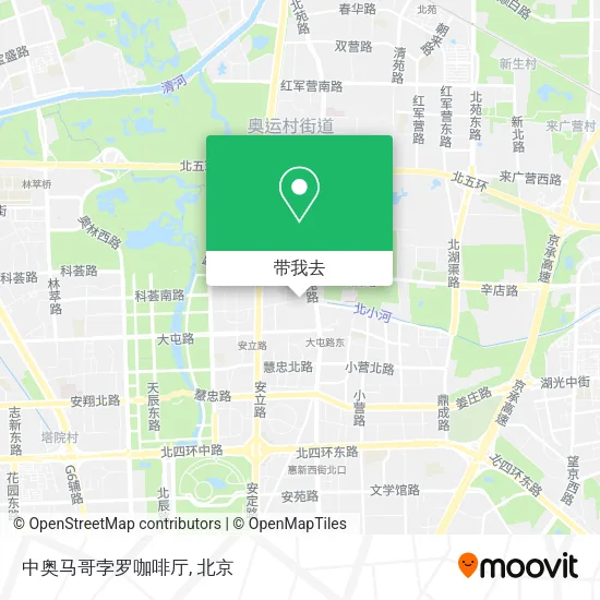 中奥马哥孛罗咖啡厅地图