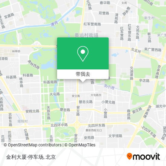 金利大厦-停车场地图