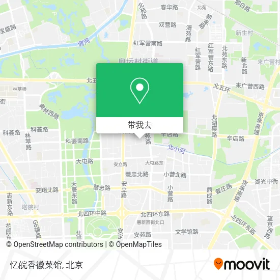 忆皖香徽菜馆地图
