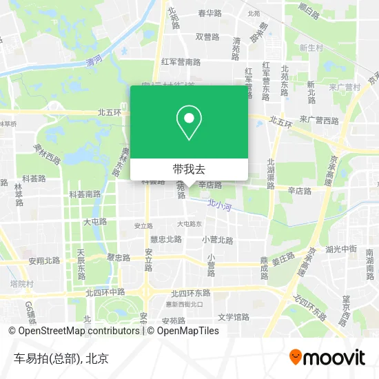 车易拍(总部)地图