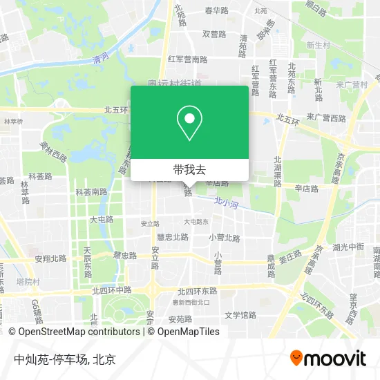 中灿苑-停车场地图