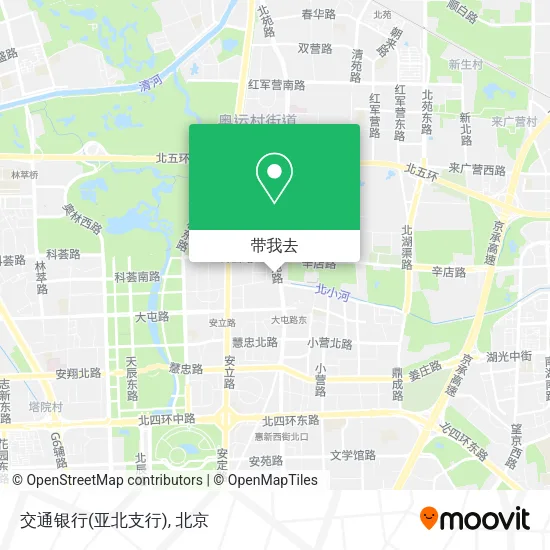 交通银行(亚北支行)地图