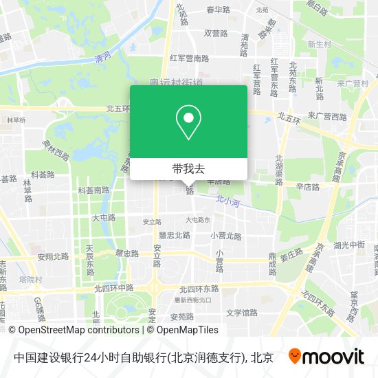 中国建设银行24小时自助银行(北京润德支行)地图