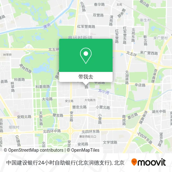 中国建设银行24小时自助银行(北京润德支行)地图