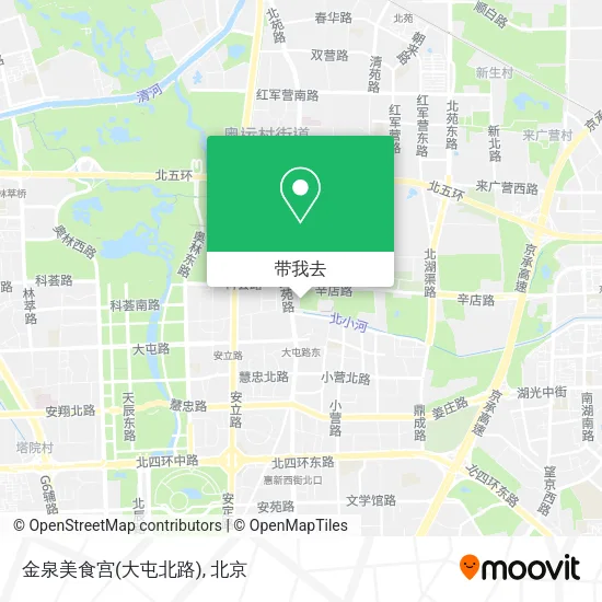 金泉美食宫(大屯北路)地图