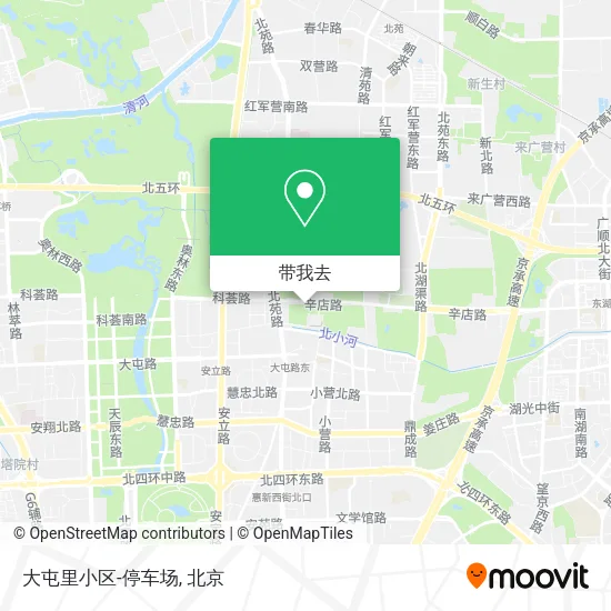 大屯里小区-停车场地图